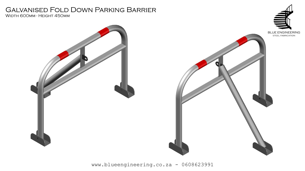 Fold Down Parking Barrier