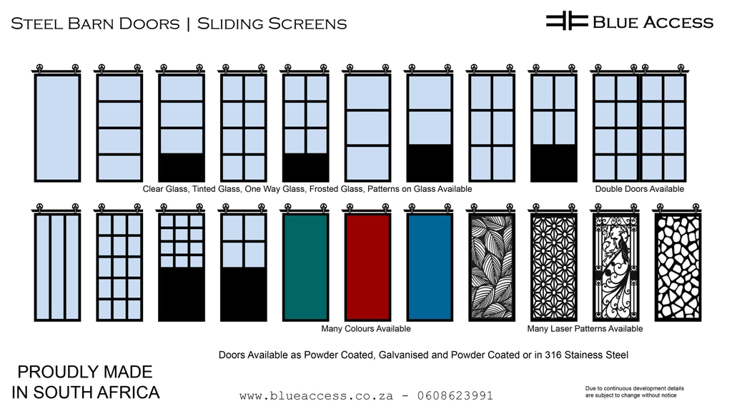 Barn Doors, Sliding Screens, Sliding Doors, Durban, South Africa